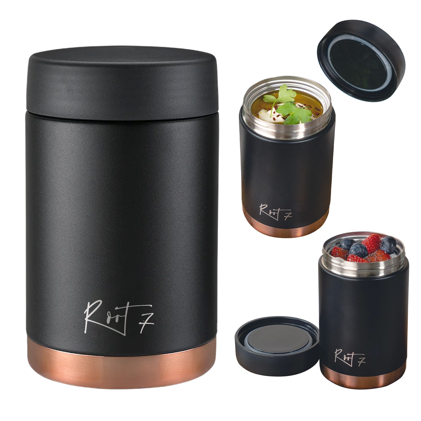 VIP Black Split Food Pot