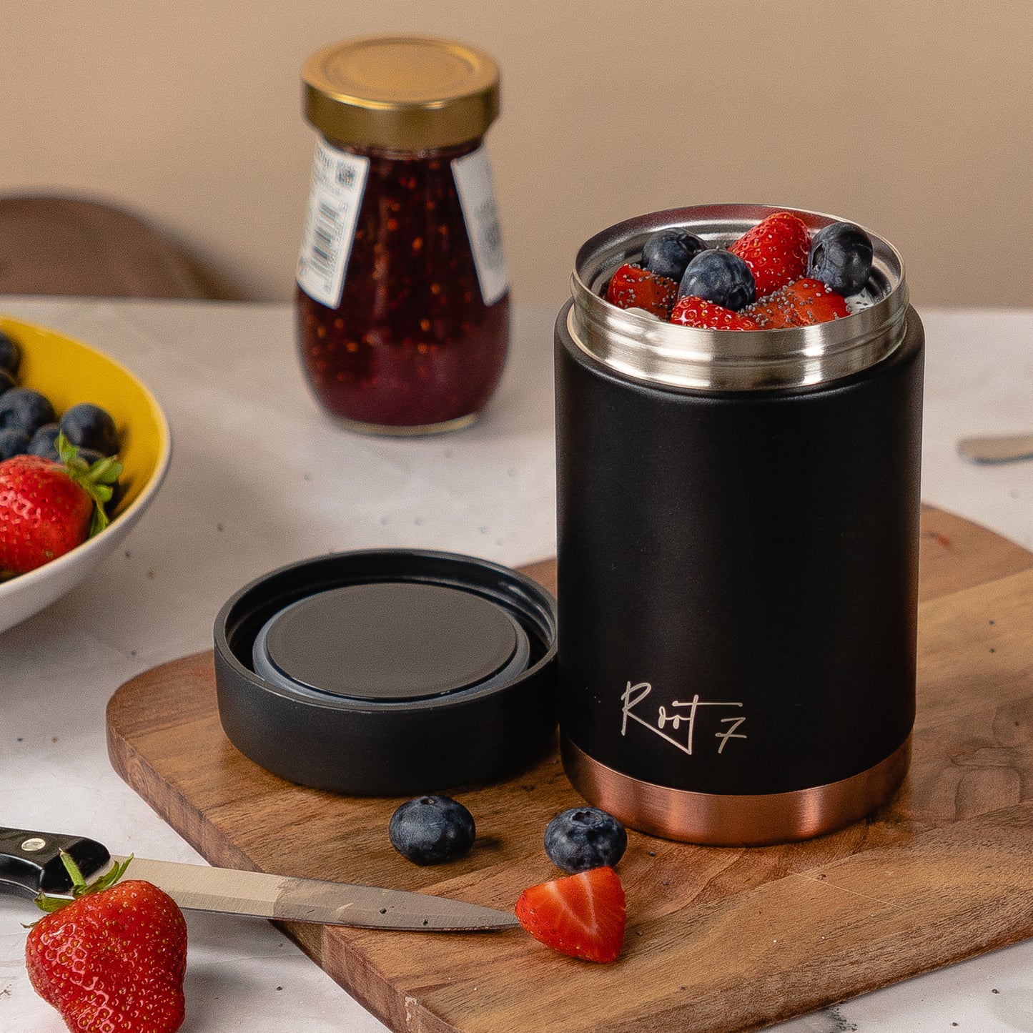 VIP Black Split Food Pot