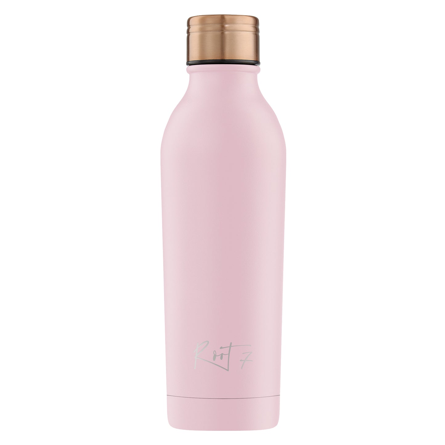 Millennial Pink Powder Coated Water Bottle