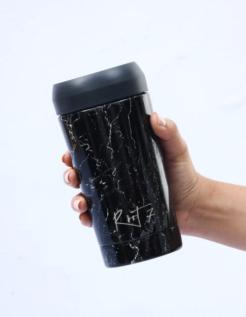 Black Marble Travel Cup