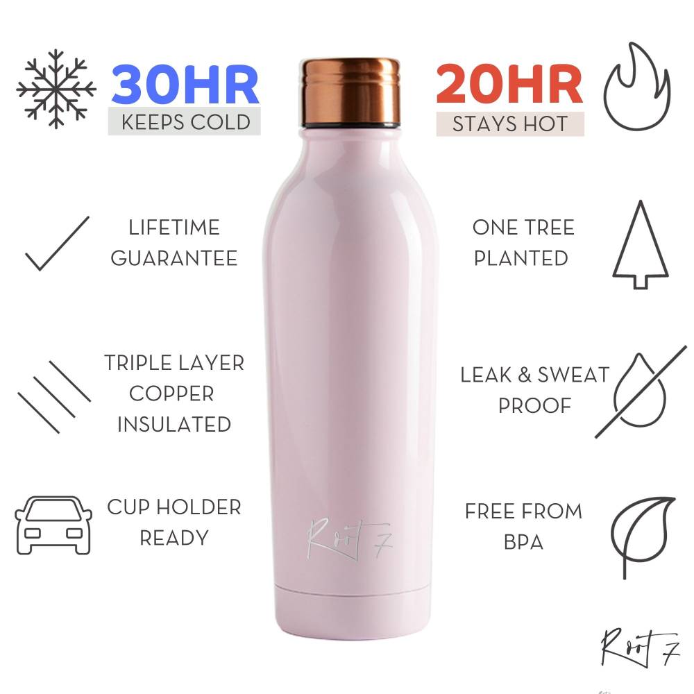 Millennial Pink Water Bottle