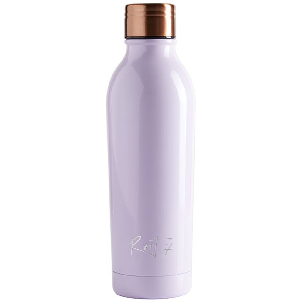 Purple drinking bottle