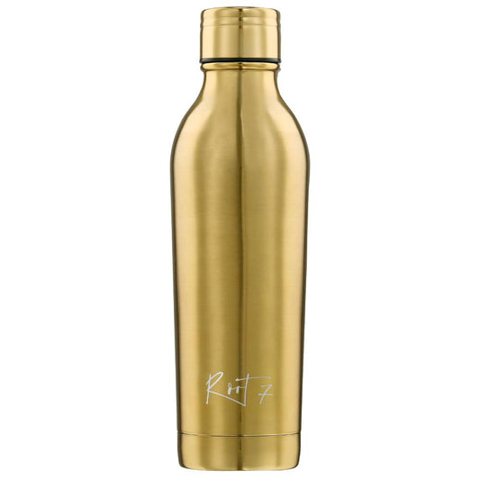 gold water bottle