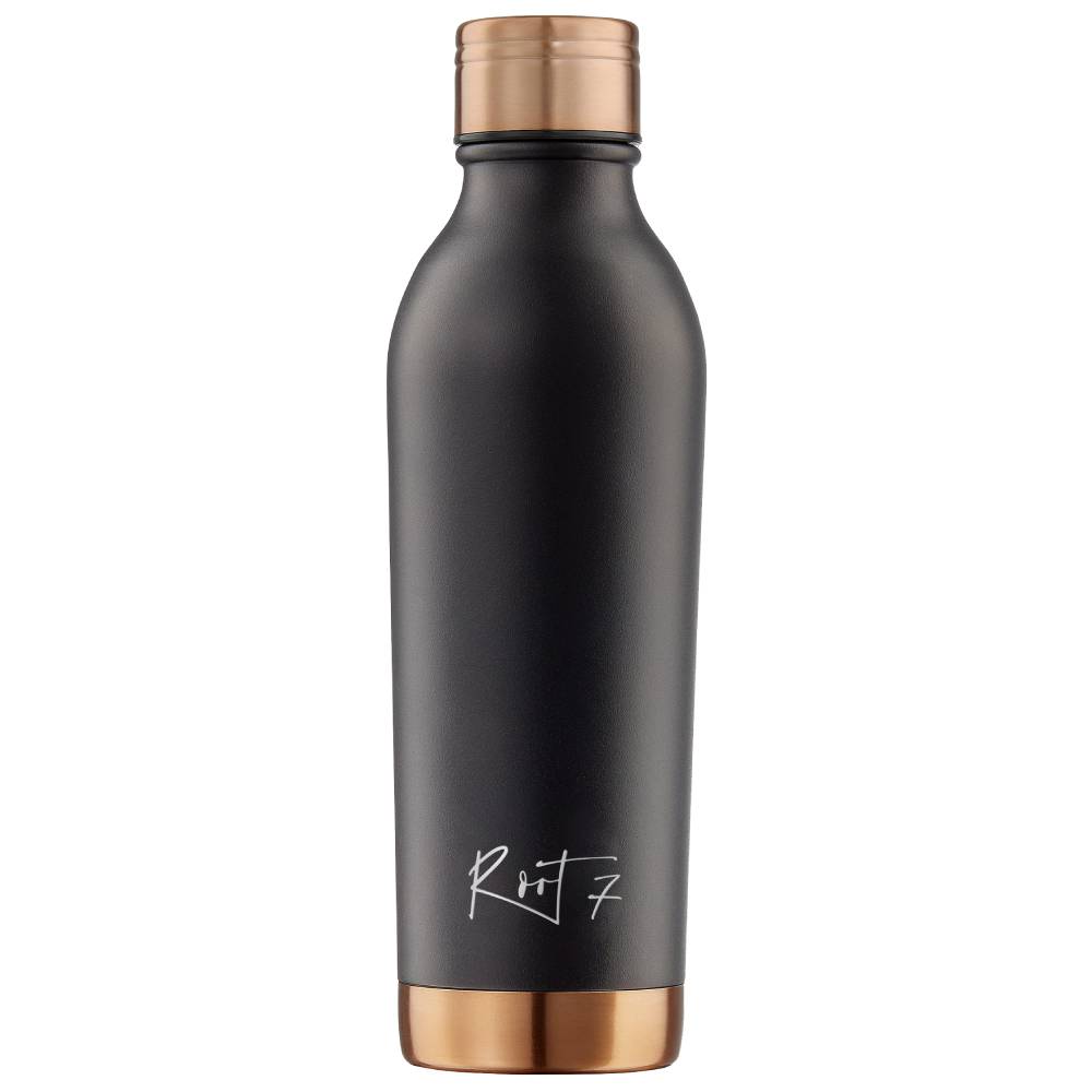 Stylish black drinking flask