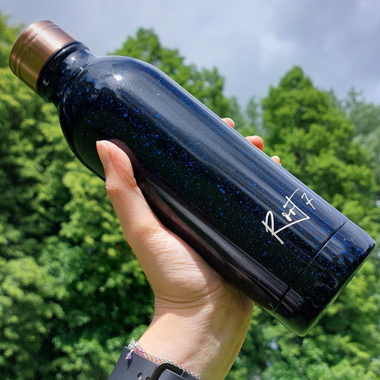 Blue Stardust Water Bottle