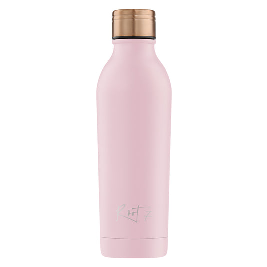Millennial Pink Powder Coated Water Bottle
