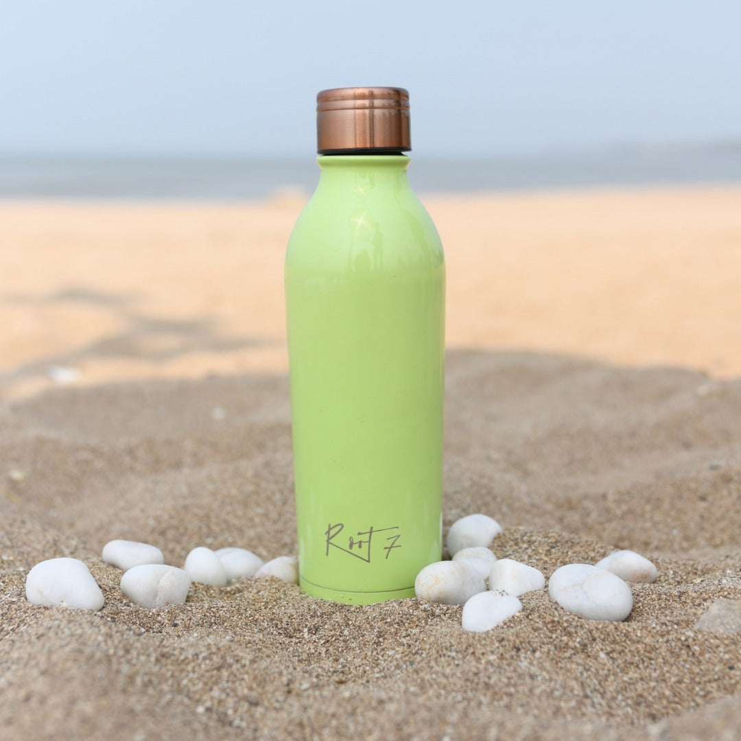light pastel green reusable bottle