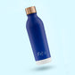 blue reusable insulated water bottle