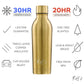 Polished Gold Water Bottle