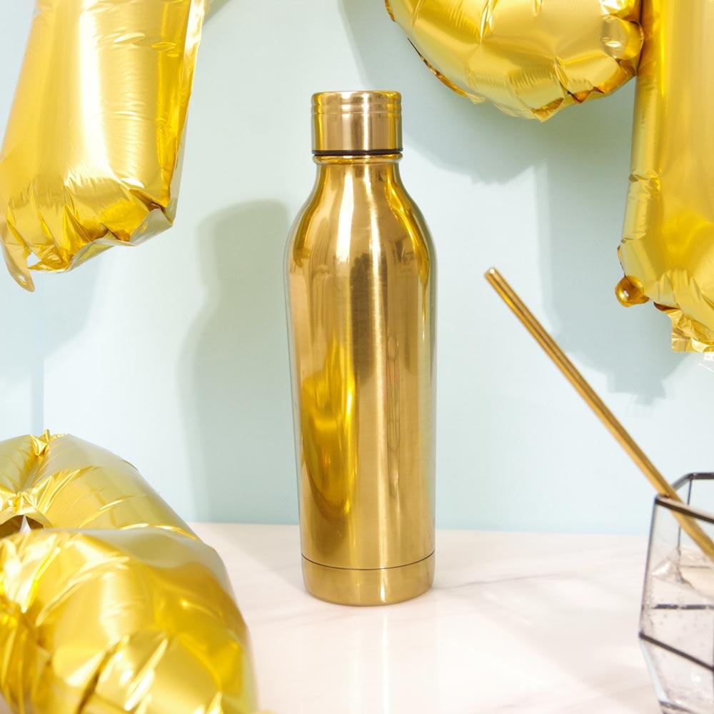 gold reusable bottle 