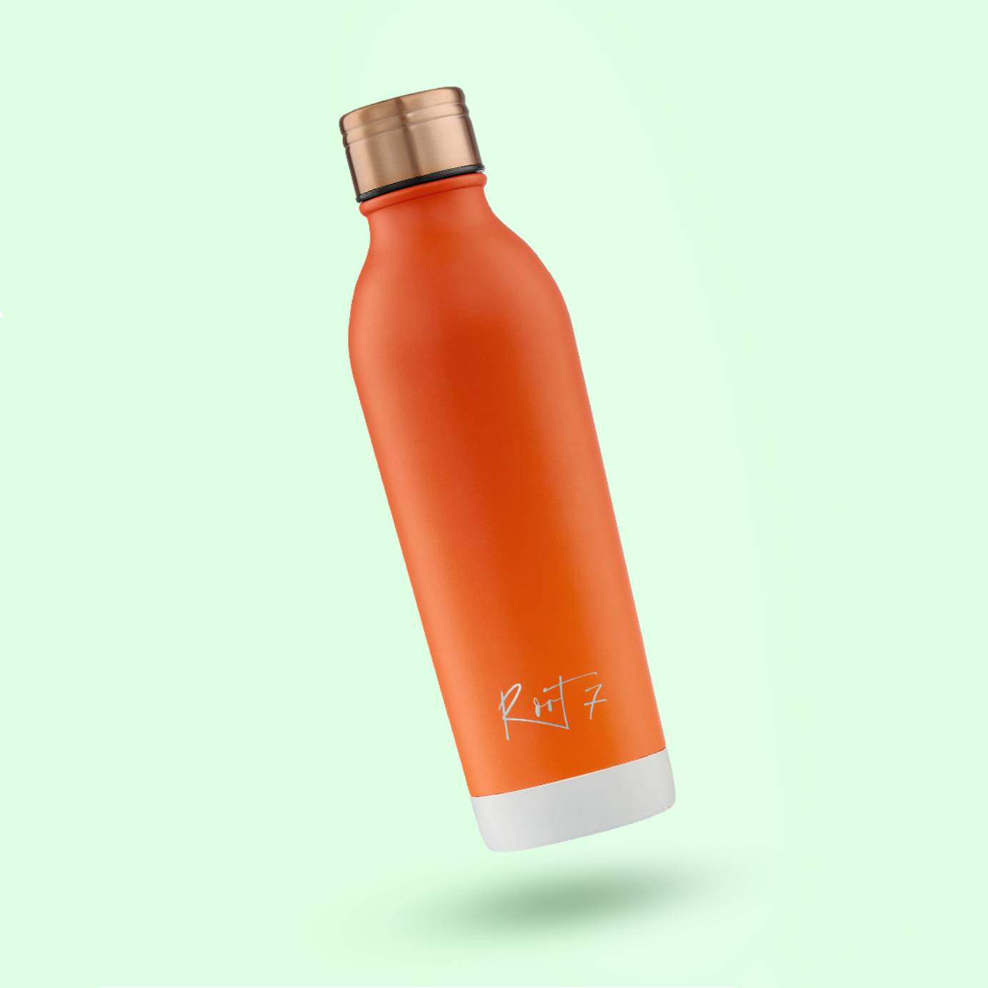 Orange water bottle