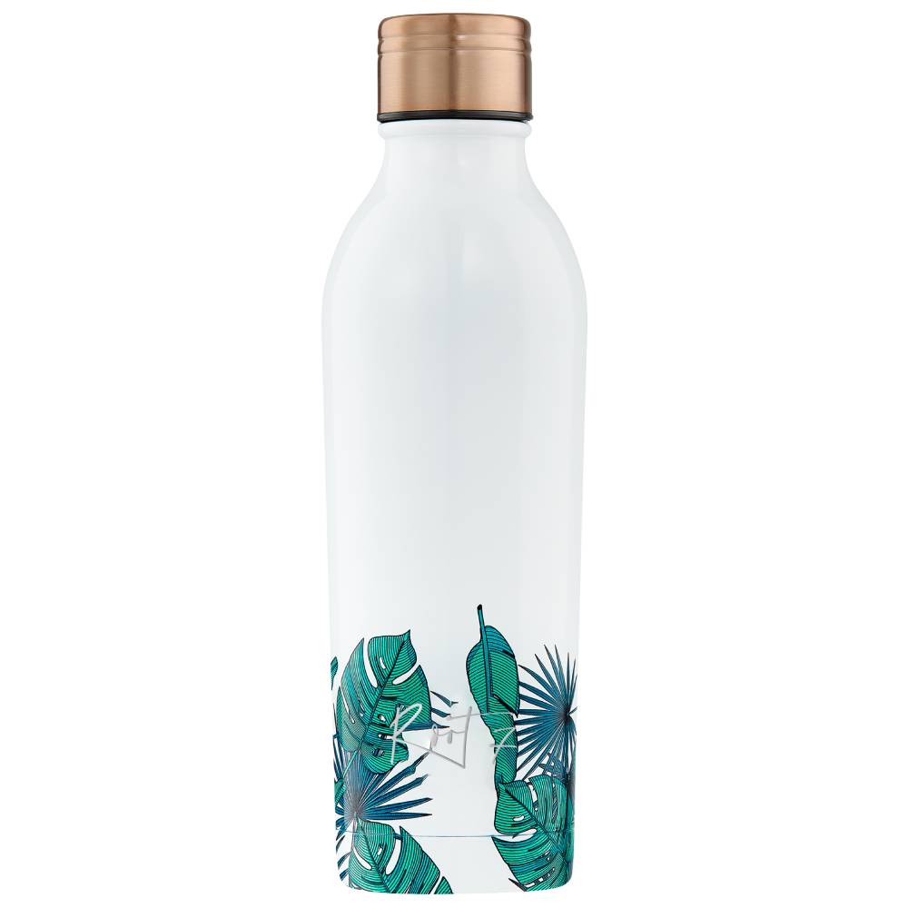 White jungle reusable thermal bottle 