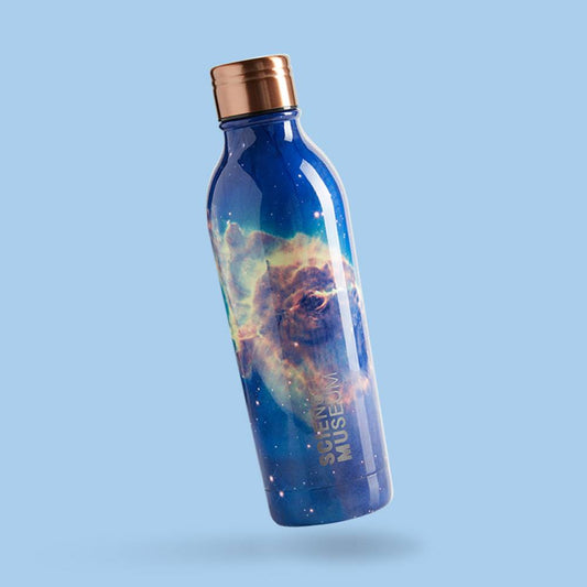 space themed drinking bottle
