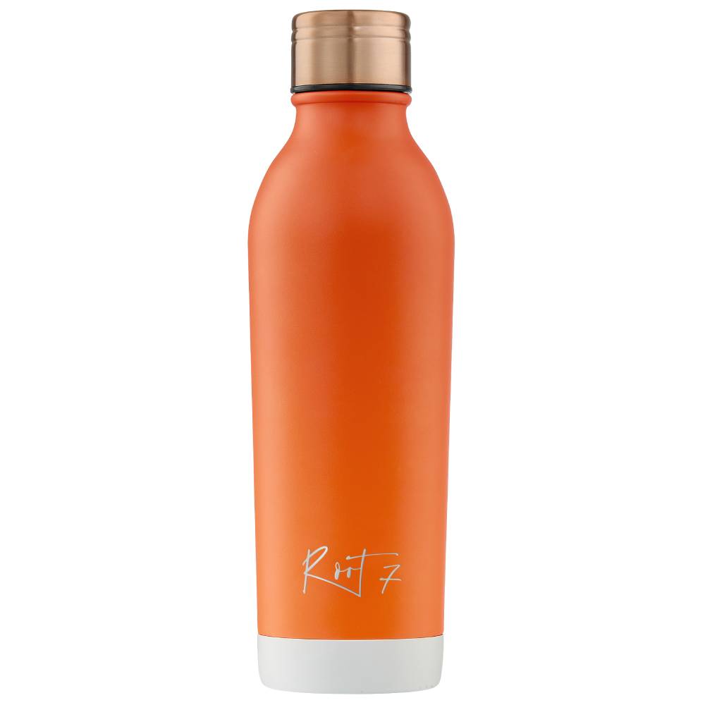 Orange drinking bottle