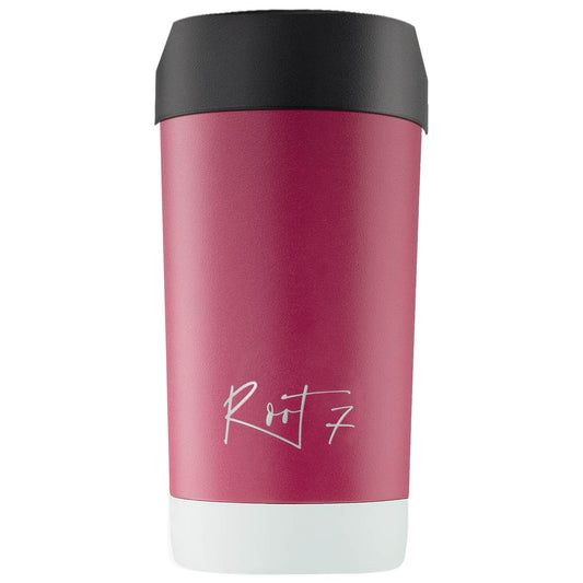 raspberry pink insulated travel mug