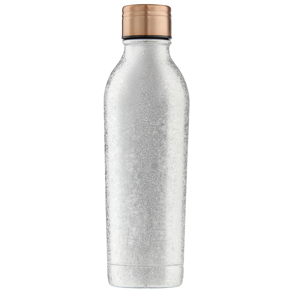Silver sparkle drinking bottles