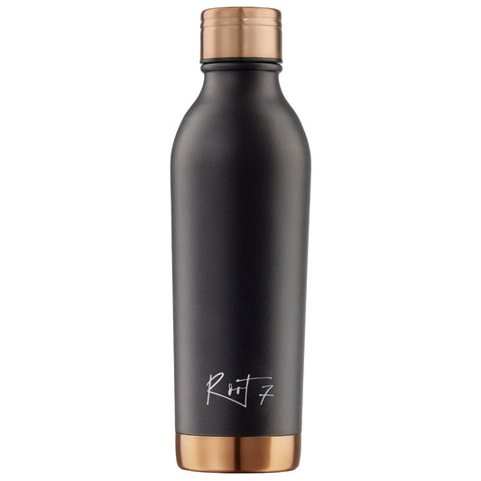 Stylish black drinking flask